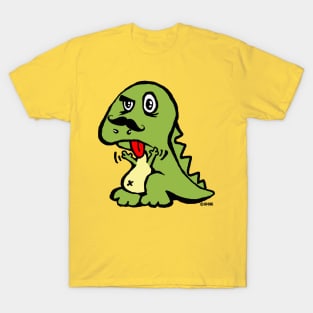 T-rex hates mustache T-Shirt